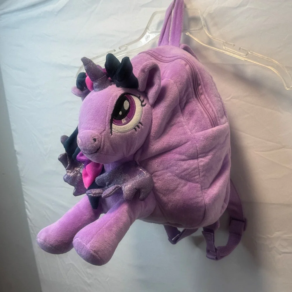 My Little Pony Plush School Bag Senior Backpack Trend Twilight Sparkle Purple